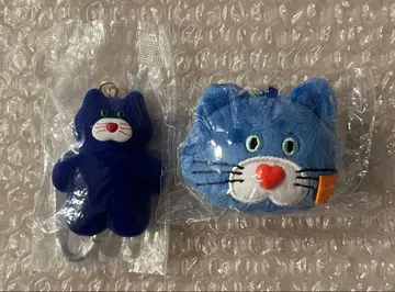 가챠 mojojojo 봉제 인형 피규어 마스코트 고양이 고양이 파랑