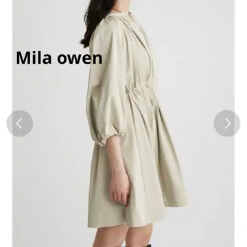 [ 새상품급 ] Mila owen 미라 오웬 볼륨 슬리브 원피스