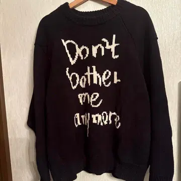 WastedYouth 블랙 스웨터