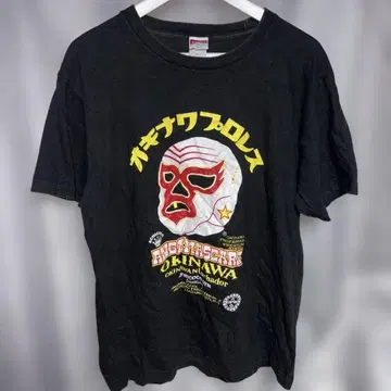 오키나와 프로레슬링 T셔츠 L 사이즈