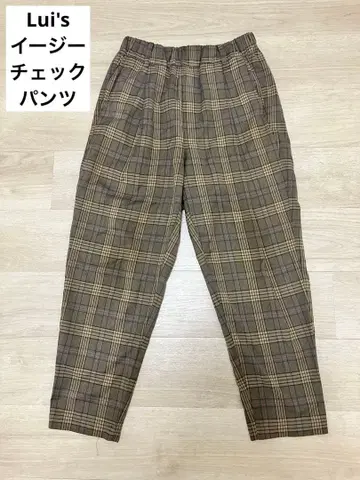 Lui's 루이스 이지 체크 팬츠 슬랙스