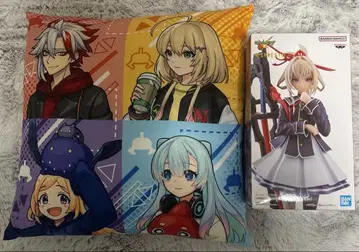 몬스토 남코 한정판 마사무네 피규어 쿠션 세트