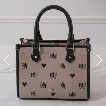 pium 모노그램 스퀘어 토트백