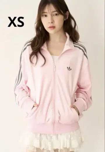 [ snidel x adidas ] 파이어버드 트랙 자켓 벨로아 택 포함