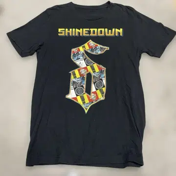 SHINEDOWN 그래픽 T셔츠 블랙