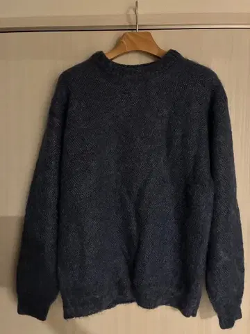 monkey time 블루 크루넥 스웨터 L