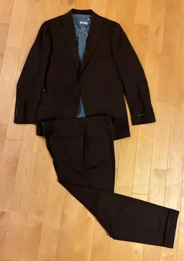 URBAN RESEARCH DOORS 파인 울 다크 브라운 수트