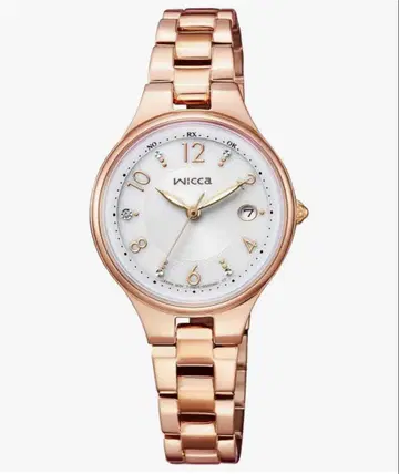 CITIZEN WiCCA 핑크 골드 시계