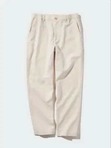 UNIQLO 린넨 블렌드 이지 팬츠 S 내추럴