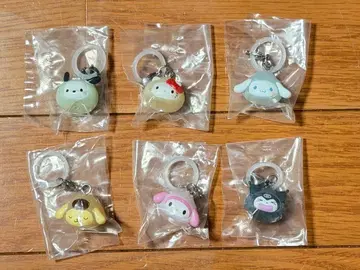 산리오 나리키리만 표식 액세서리 전 6종 컴플리트 세트