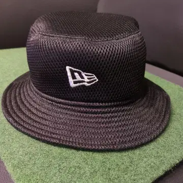 뉴에라 블랙 메쉬 버킷 햇