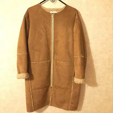 LOWRYS FARM 무스탕 코트 M 브라운