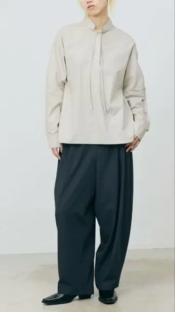 FR MARMARMAR 프론트 리본 블라우스