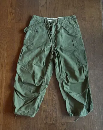 70s US ARMY M-65 필드 팬츠 M R 카키