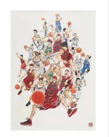 슬램덩크 SLAM DUNK 전 A 포스터 점프샵