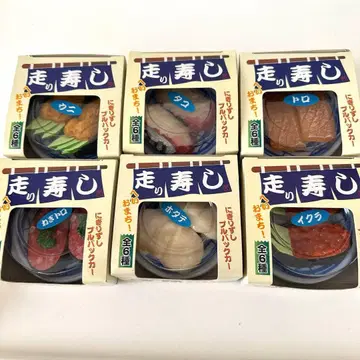 식품 샘플 스시 풀백카 6종 세트