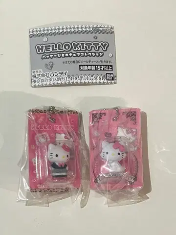 HELLO KITTY 패키지 미니어처 컬렉션 2세트