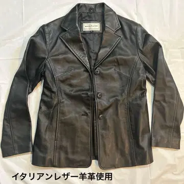 양가죽 mia cama 블랙 가죽 블레이저 사이즈 7