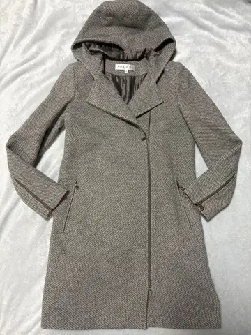 폴앤조 울 코트 S 후드 부착