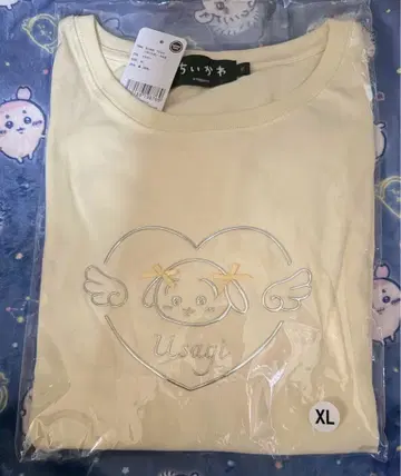 치이카와 반팔 티셔츠 리본리본 토끼 XL