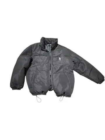 U.S. POLO ASSN. 블랙 다운 자켓 S23 가을/겨울 한정 상품