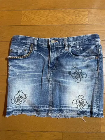 HYSTERIC GLAMOUR 데님 미니 스커트 XS