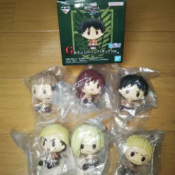 진격의 거인 제일복권 G상 쵸코놋코 피규어 6체 세트