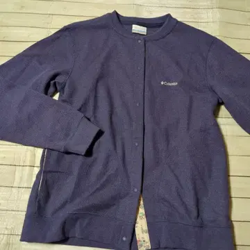 컬럼비아 가디건 퍼플 M