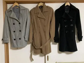 모두 여성용 코트 3종 세트