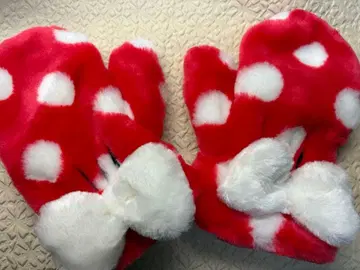 도쿄 디즈니 리조트 미니 장갑 보송보송 미사용품