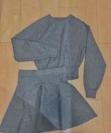 H&M 그레이 스커트 셋업
