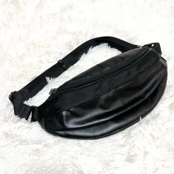 새상품급 ZARA 자라 웨스트 파우치 인조 가죽 블랙 검정 바디백