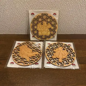 한정판 카이류 히노키 코스터 포켓몬