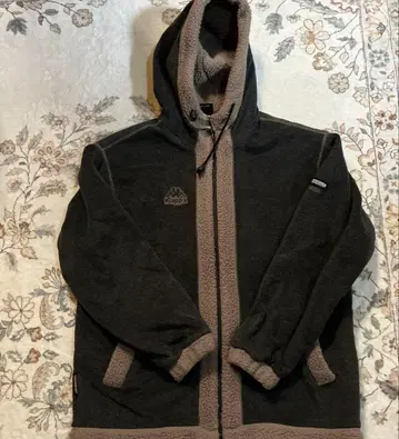 Kappa 플리스 자켓 다크 그레이