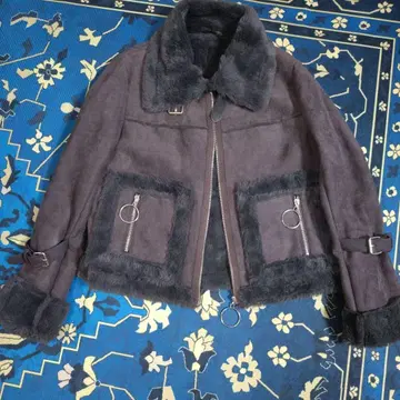 페이크 스웨이드 자켓