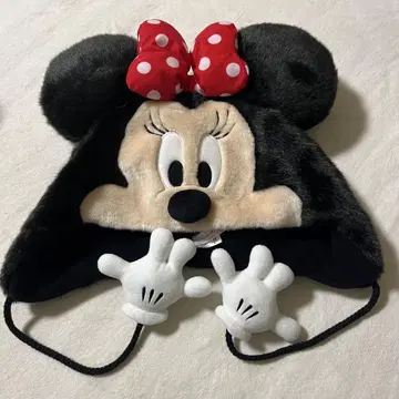 미니 마우스 플리스 모자 프리 사이즈