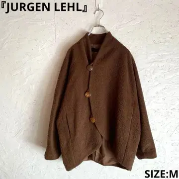 알파카 혼방 [JURGEN LEHL] 울 샤기 코트 M