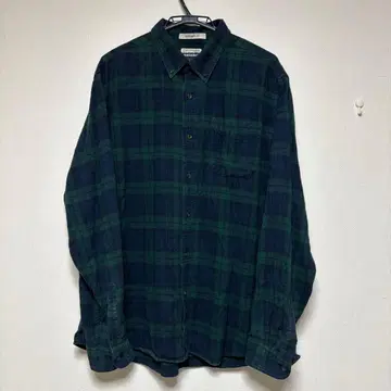 LLBean 블랙워치 체크 플란넬 셔츠