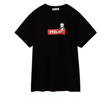 MILKFED. Betty Boop 콜라보 T셔츠 블랙