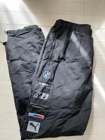 PUMA BMW 블랙 윈드브레이커 하의