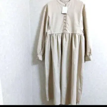 [ 미사용 새상품 ] NOAHL 노알 긴팔 롱 원피스 아이보리