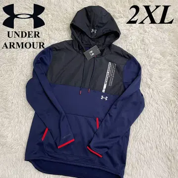 언더아머 후드 맨투맨 UA 아머 플리스 속기모 2XL