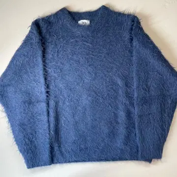 wettempt 울 믹스 파마 샤기 니트 S