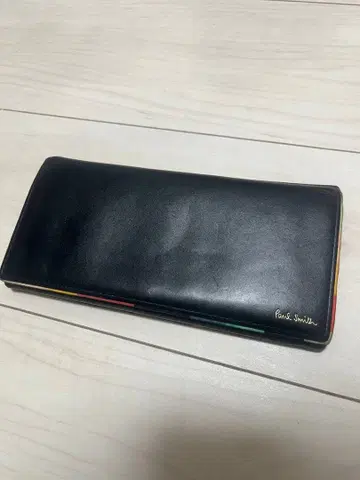 Paul Smith 장지갑 블랙 컬러풀 디자인