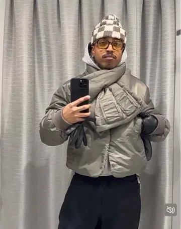 6크레용 마1 다운 자켓 짧은 기장 스트릿 시크