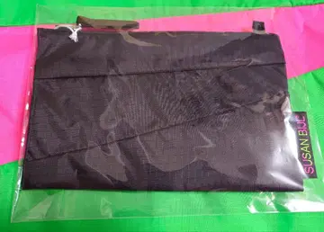 SUSAN BIJL 수잔 벨 파우치 S Black & Black