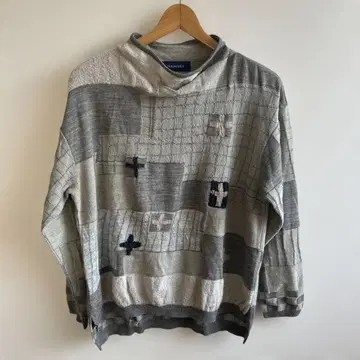 FUGA FUGA 패치워크 니트 여성용 스웨터 F