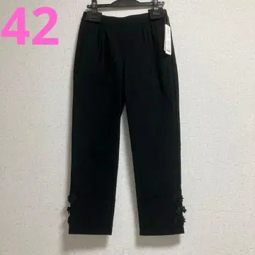 슈퍼 뷰티 42 택 포함 새상품 레이스와 리본 장식 속기모 팬츠