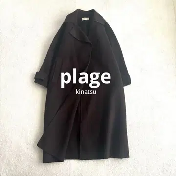 [ 정가 7.1만 ] plage 해밀턴 트렌치코트 36 브라운 23AW