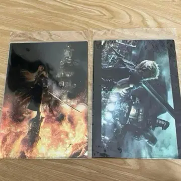 레어! 미개봉 새상품 파이널 판타지 메탈릭 파일 2종 세트 단종품